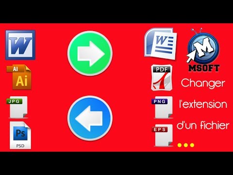 comment modifier extension d'un fichier