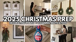 PREPPING FOR CHRISTMAS 2025 | Decorating Plans + Ideas | Cleaning Motivation