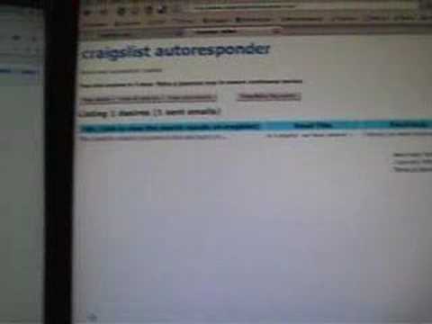 craigslist autoresponder demo