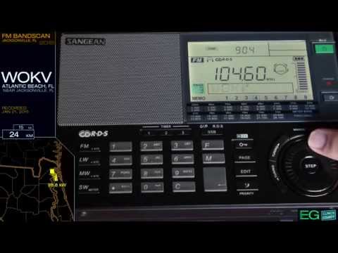 Local FM Bandscan for Jacksonville, FL (2015)