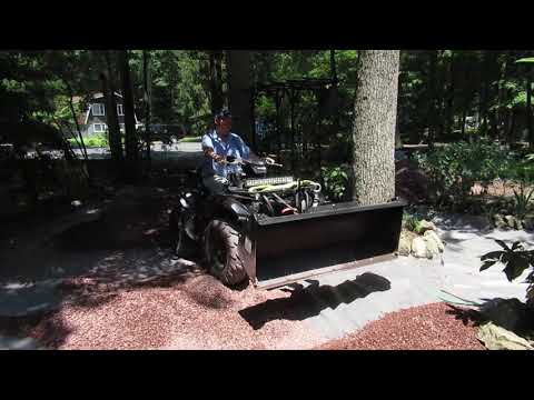 Yamaha Kodiak 700 with Warn ProVantage winch and 54" bucket.