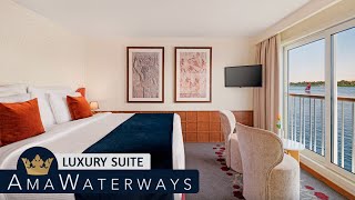 AMA Lilia | Luxury SuiteTour & Review 4K | AMA Waterways | 2024 | 4K
