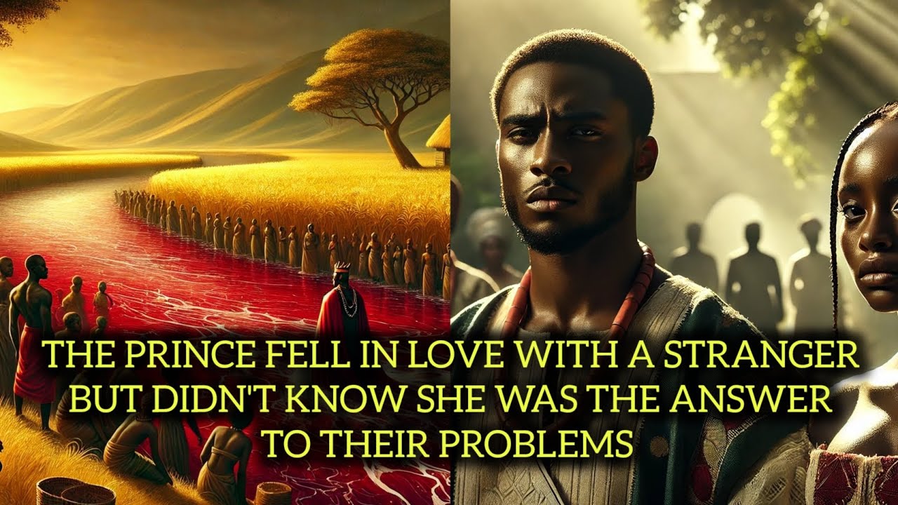 PRINCE FELL IN LOVE WITH A STRANGER BUT DIDN'T KNOW SHE WAS THE ANSWER TO THEIR PROBLEMS #folktales