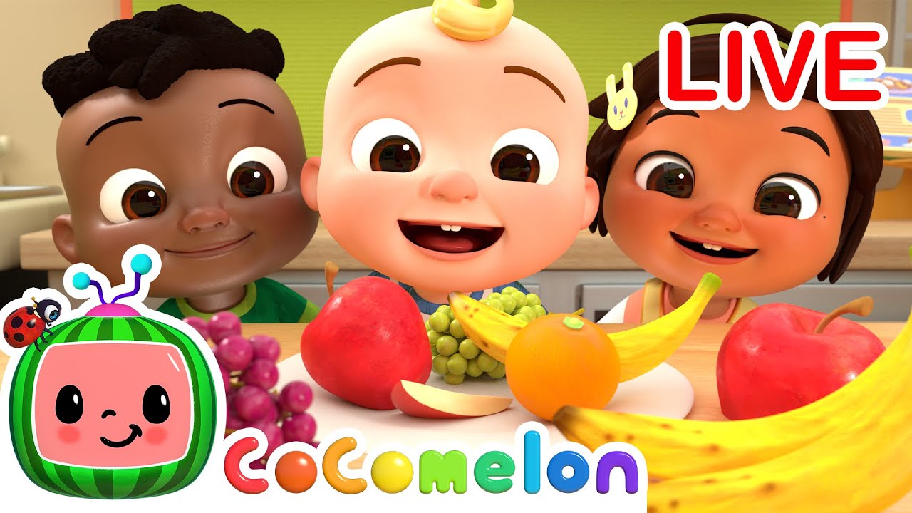 🔴CoComelon Kids LIVE! Yummy Food For All 🍔🌮🍝 + MORE Nursery Rhymes!