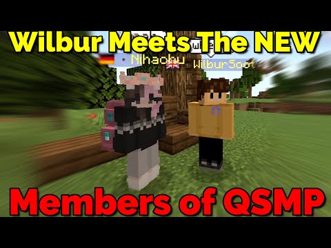 Jetmoh - Wilbur Soot Gets World tour from Nihachu& Tubbo on QSMP Minecraft