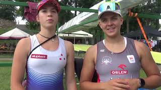 Daria Dolna (PTW) i Marcelina Szkudlarczyk (KW 04) popłynęły w deblu i od razu zajęły II miejsce!