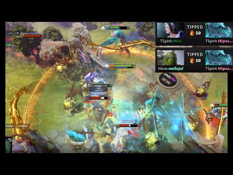 Curse, Arrow, Command, Ghostship - Yatoro Monkey King - TSpirit vs Move g2 DPC CIS dota2