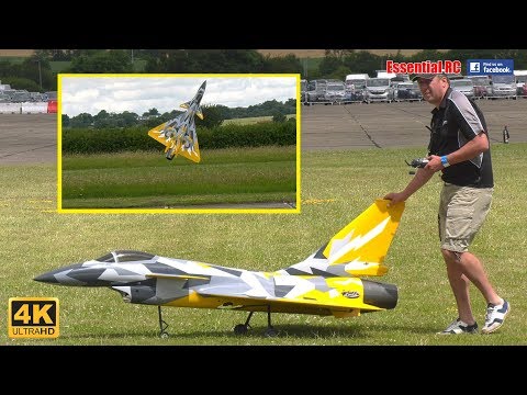 *THRUST VECTORED* Chengdu J10 RC turbine JET [*UltraHD and 4K*]