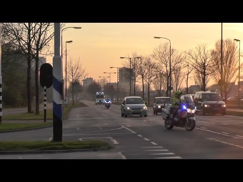 ***Special & Wail*** P1/A1, Otaris Ambulance 02-112 onder politiebegeleiding naar het MCL vanaf A32