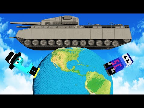 We Destroy Earth with the Largest Tank Ever in Teardown!