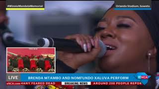 #WinnieMandelaMemorial Musical performance