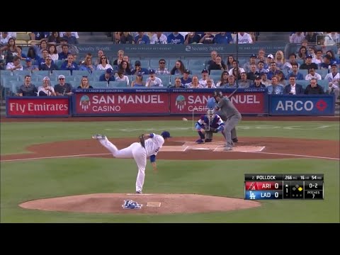 Hyun-Jin Ryu 5 Ks in 7 IP vs D-Backs | Dodgers vs D-Backs