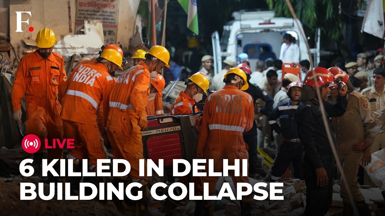 Satya Niketan Collapse LIVE: 6 Killed In Delhi Collapse, MCD Orders Immediate Building Sealing