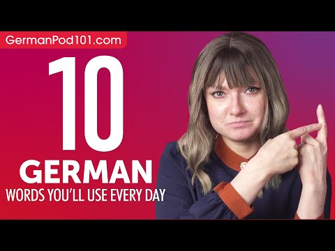 10 German Words You'll Use Every Day - Basic Vocabulary #41