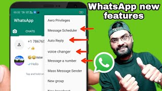 WhatsApp new features 2022 WhatsApp auto reply | 5 minutes status | schedule message | Hindi, urdu
