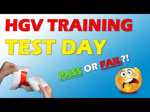 TEST DAY - HGV Driving Lesson - Class 2 (Rigid) Training - Did I pass or FAIL?