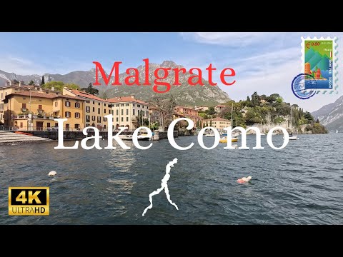 Walking in Malgrate, Lake Como, Italy 🇮🇹 [4K UHD]