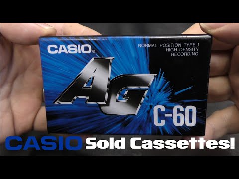 Casio AG Type 1 Cassette - Yeah, Casio sold blank cassette tapes!