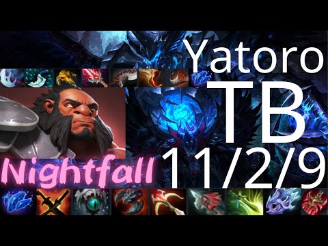 Yatoro Terrorblade vs Nightfall Axe, Void Spirit, Magnus - dota2
