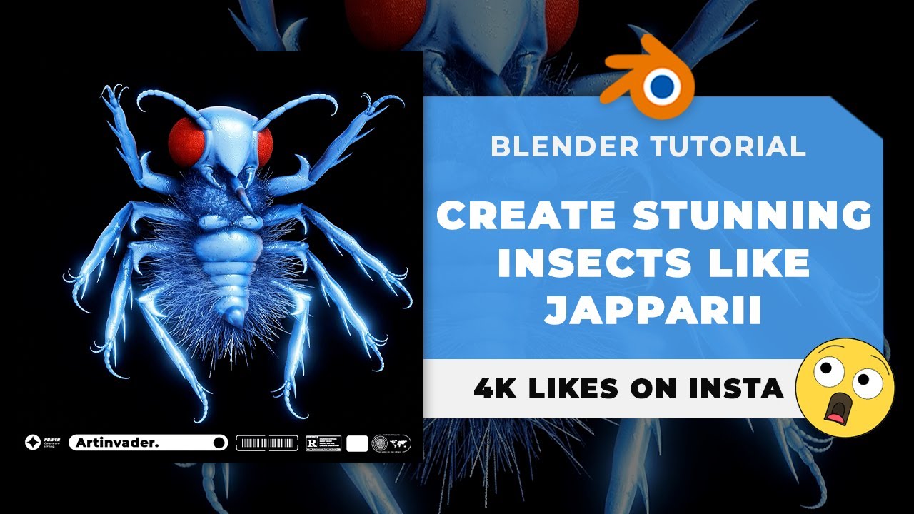Blender 3D Insect Tutorial | Create Stunning Models Like Japparii