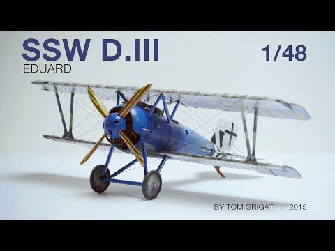 Eduard scale Modellkit SSW D.III 1/48