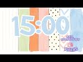 15 Minute Countdown Timer With Relaxing Music For Classroom Study Cleaning Reading