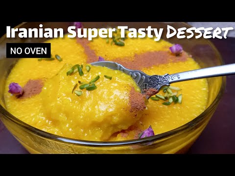 Sholezard - Iranian Dessert Recipe | Persian Saffron Dessert | No Oven Dessert Recipe
