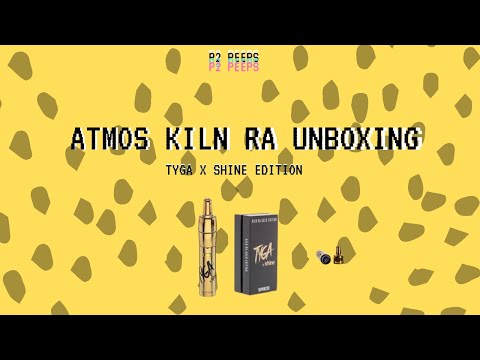 TYGA X SHINE ATMOS KILN RA WAX PEN! - GOLD EDITION UNBOXING AND CHILL