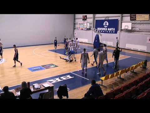 EYBL U20, KK HITO - BS Ridzene, viimased 15 sekundit, 16.02.2013; Ventspils