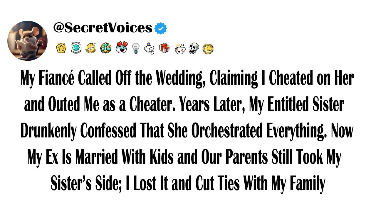 My Fiancé Called Off the Wedding, Claiming I Cheated on Her and Outed Me as a Cheater. Years Late...