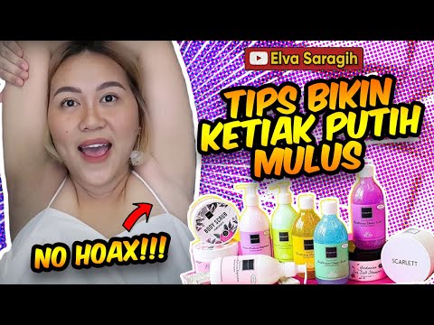 CARA BIKIN KETIAK, SELANGKAN9AN & KULIT HITAM JADI PUTIH !!!