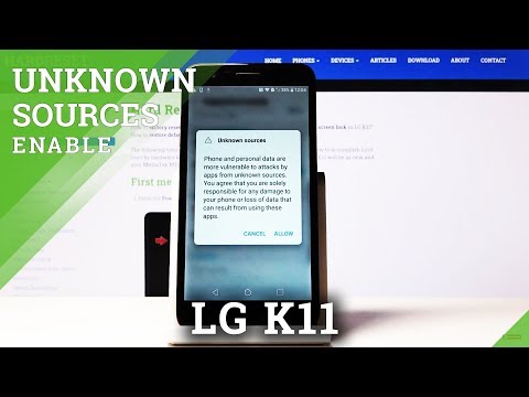 How to Install Unknown Apps LG K11 – Allow Unknown Sources