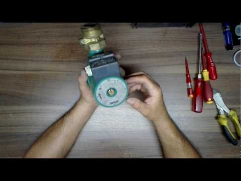 Wilo heating pump disassembled.