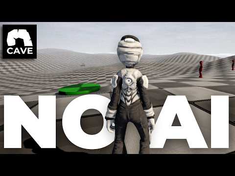 Making GAMES with NO AI is Actually EASY... | Cave Engine