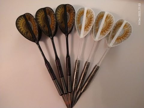 darts review cosmo fit stems & flights. loxley flights. Designa smooth barrels  Mission Alimix stems
