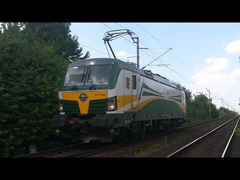 GYSEV 471 502 érkezik Dunaújvárosba gépmenetben