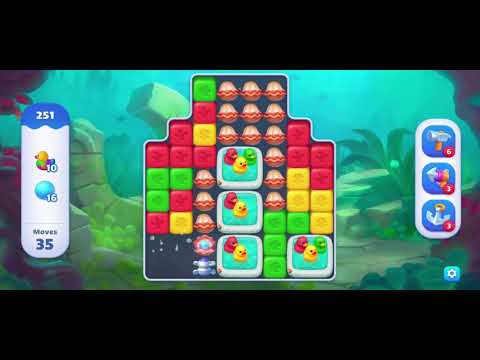 FISHDOM BLAST LEVEL 251 ~ No boosters