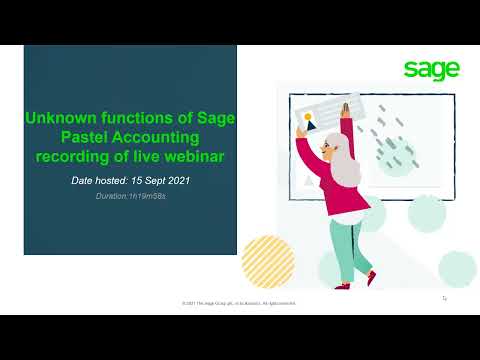 Sage 50cloud Pastel (ZA) - Recording of Webinar -...