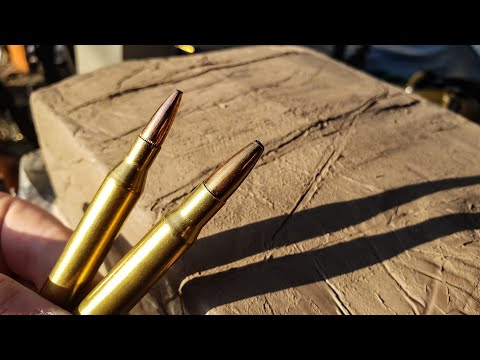 25-06 vs 30-06 - GIANT CLAY BLOCKS!!!