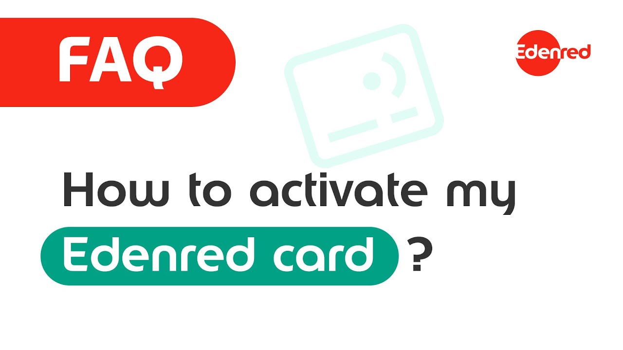 How do I use my edenred card online? More REF