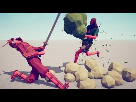 SAMURAI & TREE GIANT vs EVERY UNIT - Totally Accurate Battle Simulator TABS