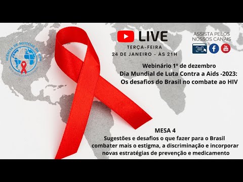 Live às Terças – Sugestões e desafios: o que fazer para o Brasil combater mais o estigma, a discriminação e incorporar novas estratégias de prevenção e medicamento