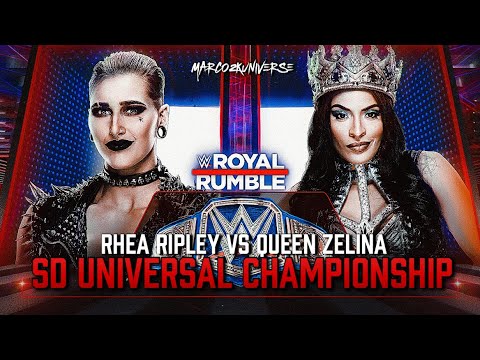 Rhea Ripley vs Queen Zelina - Tournament Finals - Smackdown Universal Championship - WWE 2K22