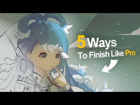 5 ways to finish your art like a PRO artist