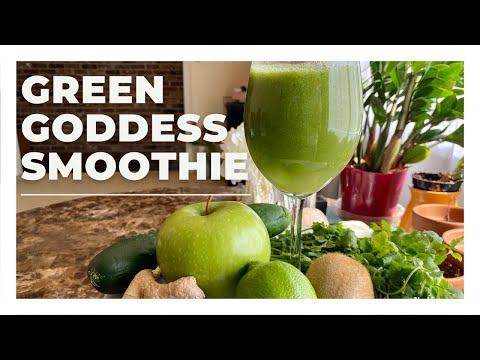Green Goddess Smoothie Recipe | The Best Healthy Breakfast Recipe