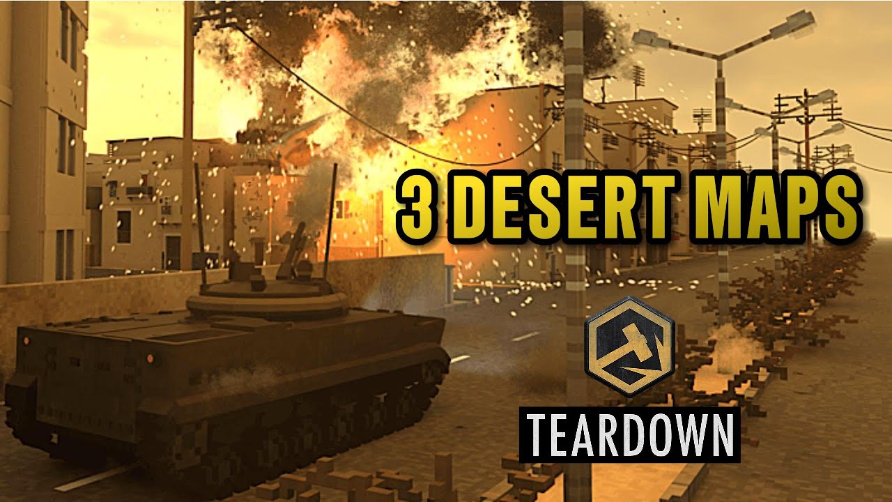 3 Awesome Military maps on Teardown Game