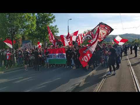 DVTK vs. Fehérvár 20/21 - Vonulás a stadionhoz I.