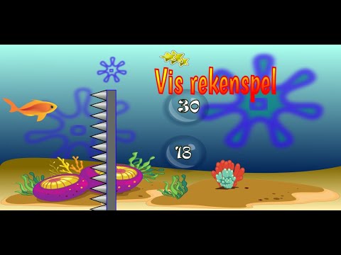 Fish Math Game: +, -, x, :