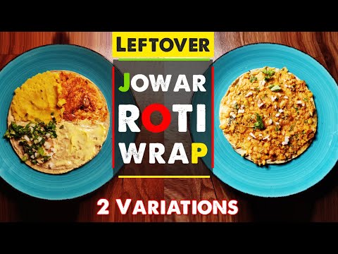 Jowar Roti Wrap | Leftover Roti Recipe | Desi Snacks Recipes | Tacos Recipe | Frankie Wrap Recipe