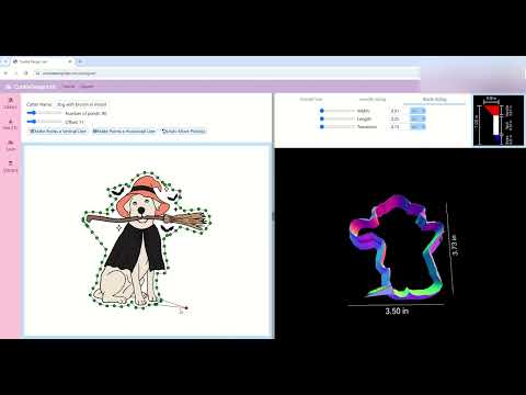 Creating a Halloween pup to #custom cookie cutter to #3dprint